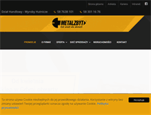 Tablet Screenshot of metalzbyt.com